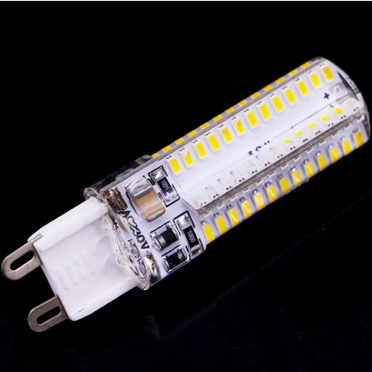 ELECTROPRIME G9 4W 240-260LM Corn Light Bulb, 104 LED SMD 3014, AC 110V(Warm White)