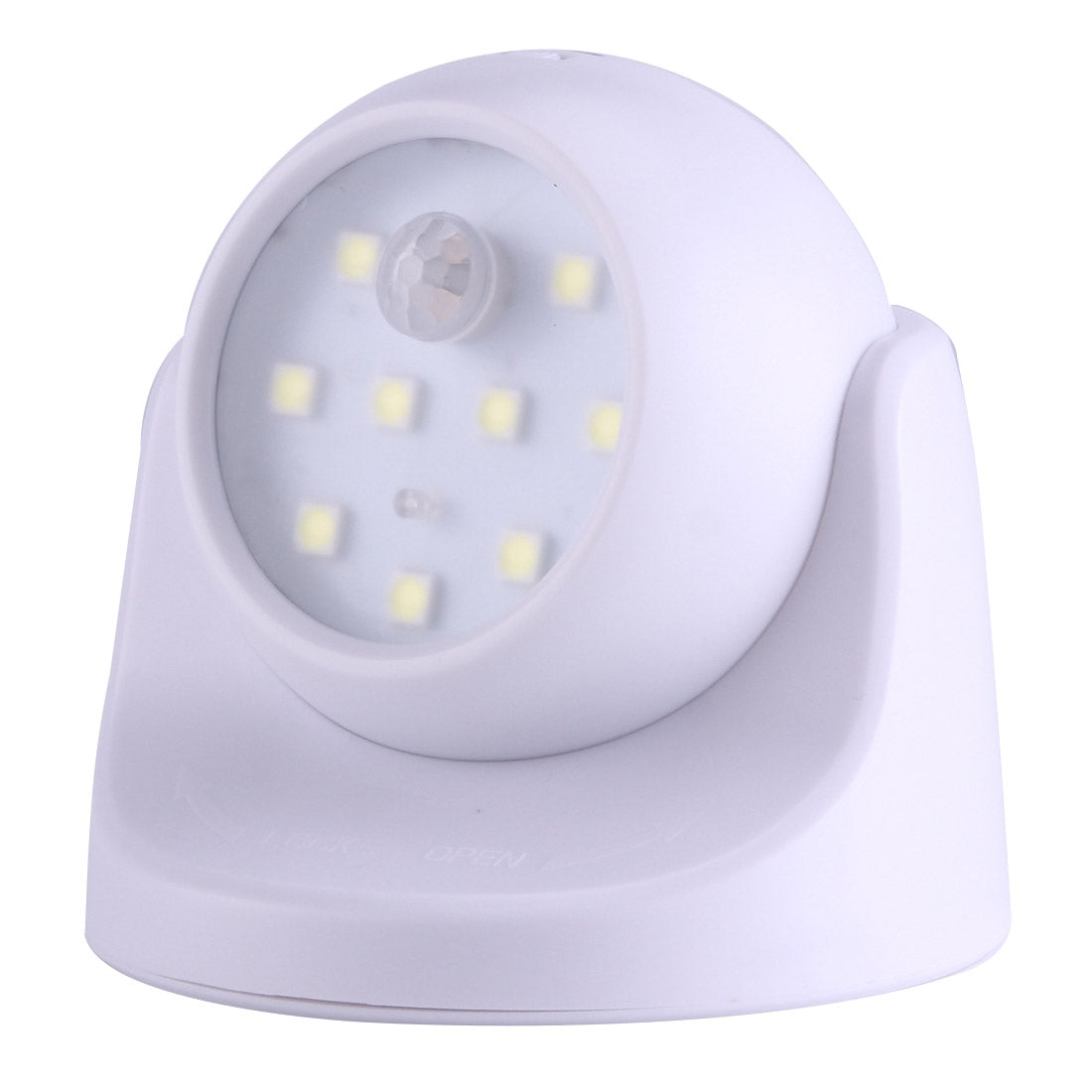 ELECTROPRIME MM3W1 3W White Light PIR Motion Sensor Detector Security Lamp , 9 LEDs 240 LM 6000K 360 Degrees Rotation Wireless Motion Sensor Wardrobe Light / Night Light / Wall Lamp for bedroom, living room, bathroom, aisle