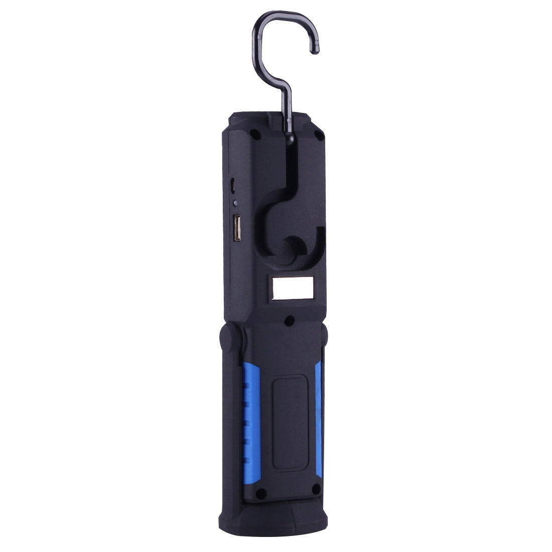 ELECTROPRIME PR5W-1 5W COB+1W F8 IP43 Waterproof White Light LED Torch Work Light , 400 LM Multi-function USB Charging Portable Emergency Work Stand Light with Magnetic & 360 Degrees Swivel Hook(Blue)