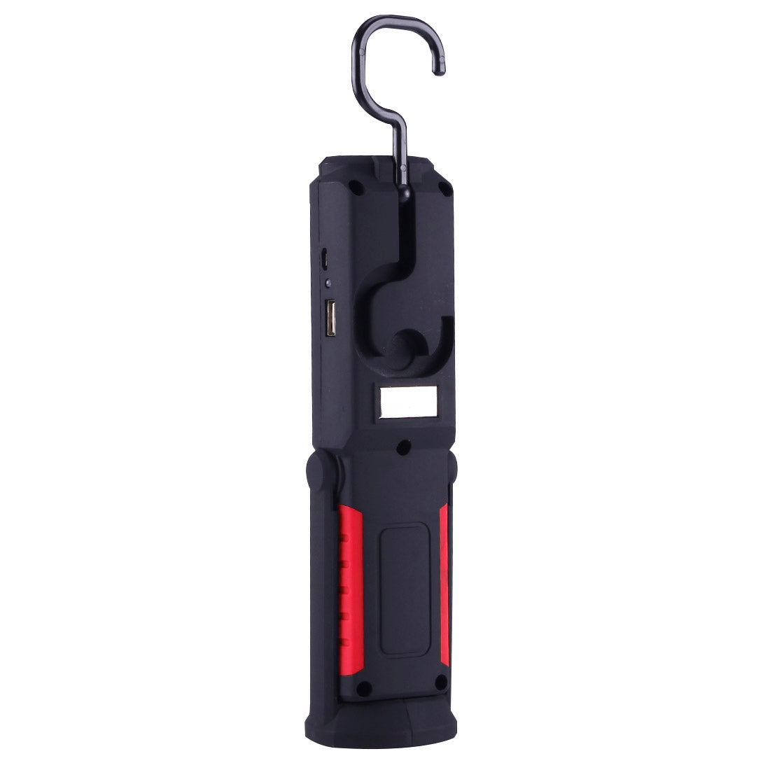 ELECTROPRIME PR5W-1 5W COB+1W F8 IP43 Waterproof White Light LED Torch Work Light , 400 LM Multi-function USB Charging Portable Emergency Work Stand Light with Magnetic & 360 Degrees Swivel Hook(Red)