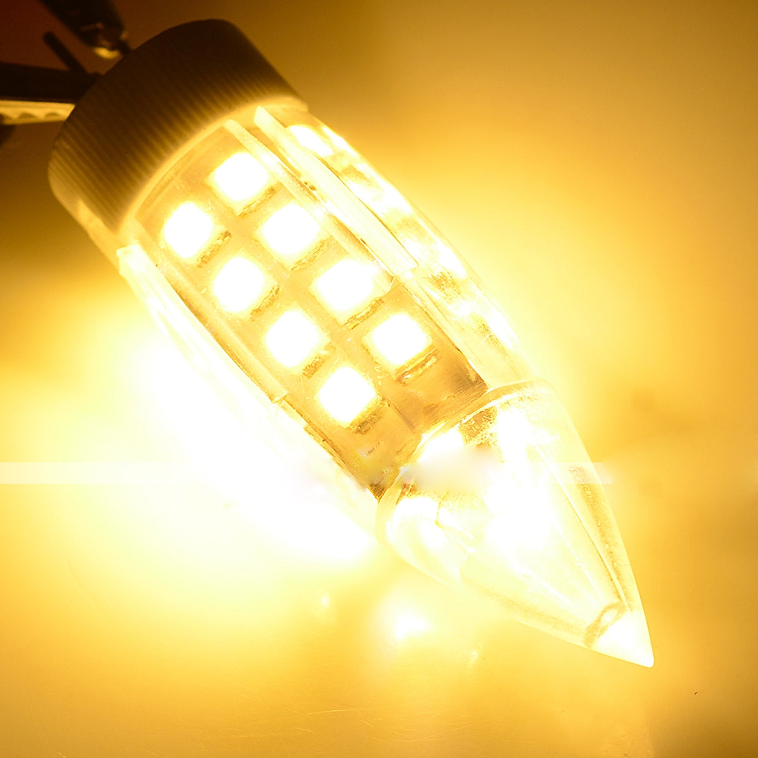 ELECTROPRIME G9 4W 300LM Candle Corn Light Bulb, 44 LED SMD 2835, AC 220-240V(Warm White)