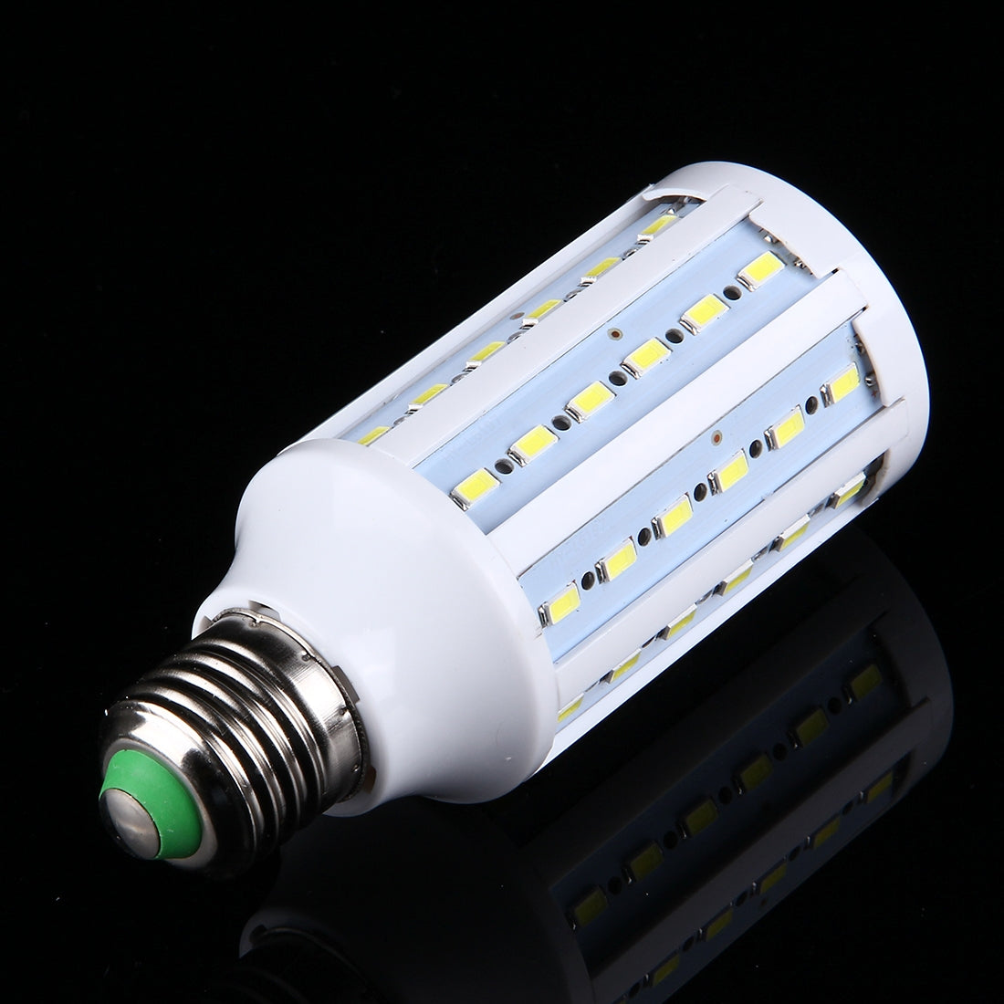 ELECTROPRIME 15W PC Case Corn Light Bulb, E27 1280LM 60 LED SMD 5730, AC 85-265V(White Light)