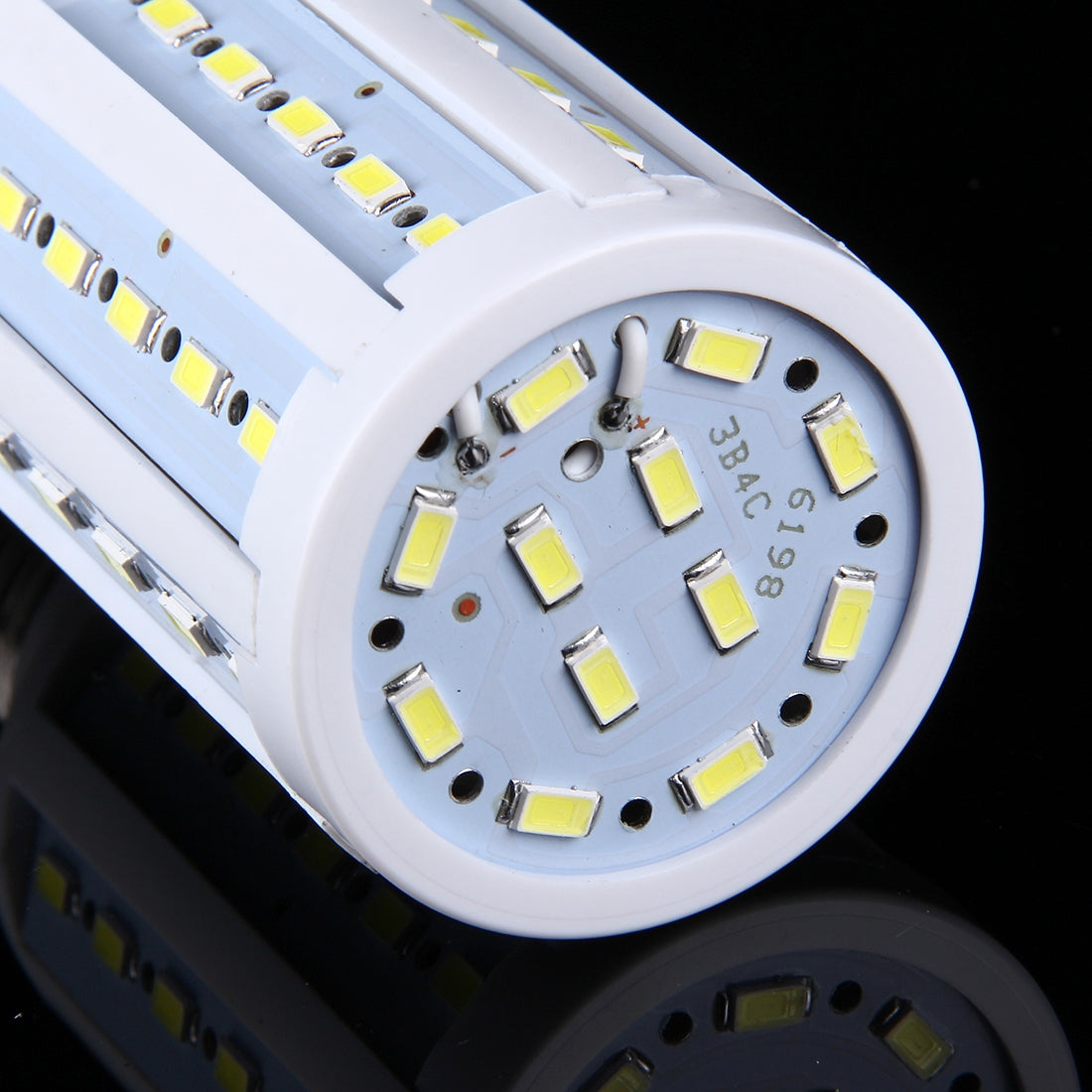ELECTROPRIME 15W PC Case Corn Light Bulb, E27 1280LM 60 LED SMD 5730, AC 85-265V(White Light)