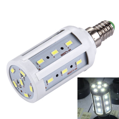 ELECTROPRIME 5W PC Case Corn Light Bulb, E14 380LM 24 LED SMD 5730, AC 85-265V(White Light)