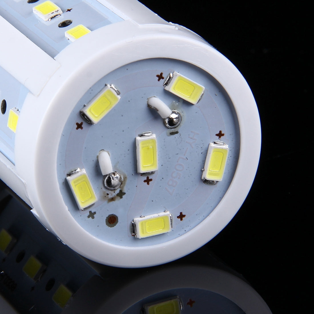 ELECTROPRIME 5W PC Case Corn Light Bulb, E14 380LM 24 LED SMD 5730, AC 85-265V(White Light)