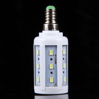 ELECTROPRIME 5W PC Case Corn Light Bulb, E14 380LM 24 LED SMD 5730, AC 85-265V(Warm White)