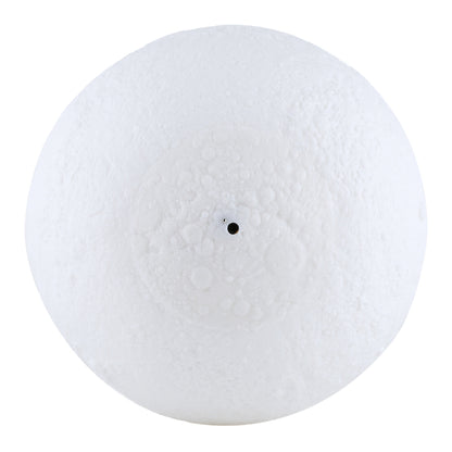 ELECTROPRIME 15cm Touch Control 3D Print Moon Lamp, USB Charging 16-color Changing LED Energy-saving Night Light with Wooden Holder Base & Remote Control