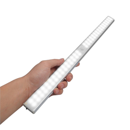 ELECTROPRIME 2.8W 40 LEDs White Light Wide Screen Intelligent Human Body Sensor Light LED Corridor Cabinet Light, USB Charging Version