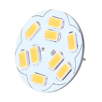 ELECTROPRIME G4 4W, Warm White , 200LM 9 LED SMD 5730 Round Decorative Light for Indoor / Outdoor Decoration, DC 12V, Back Pins