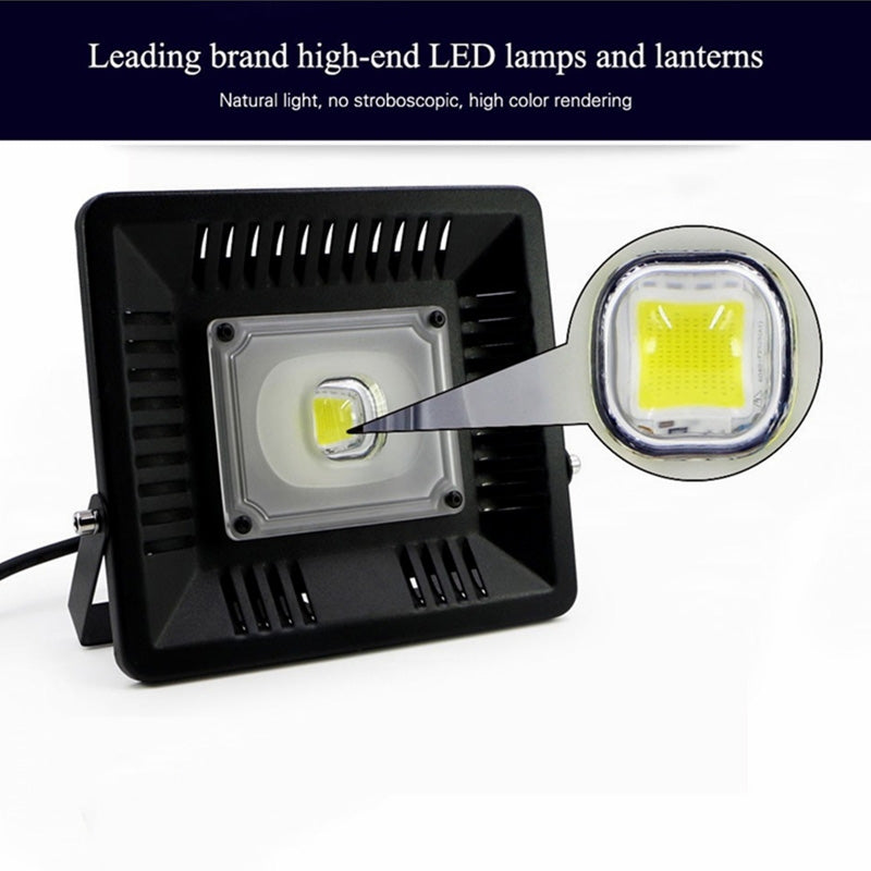 ELECTROPRIME 30W Waterproof 3000K Warm White Light LED Floodlight Lamp, Luminous Flux: > 2400LM, PF > 0.9, RA > 80, AC 90-140V