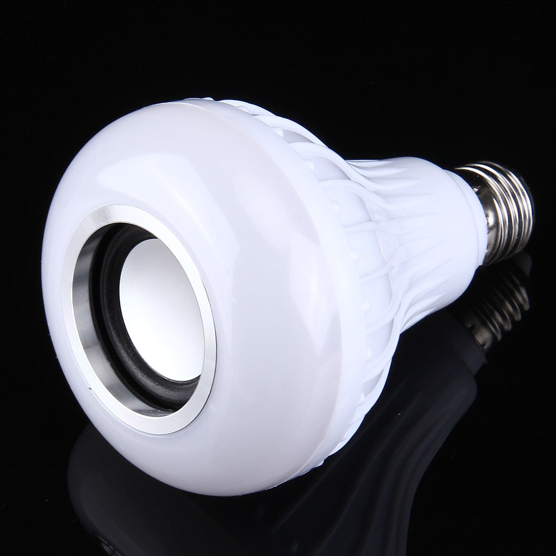 ELECTROPRIME 12W RGB LED Bluetooth Speaker Light, E27 Energy Saving Lamps with Remote Controller, AC 100-240V