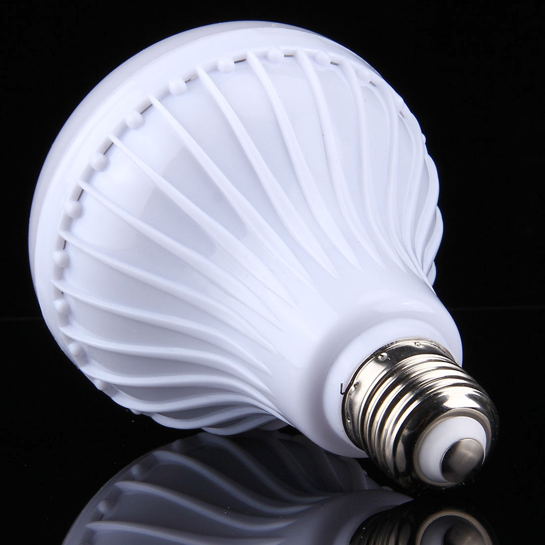ELECTROPRIME 12W RGB LED Bluetooth Speaker Light, E27 Energy Saving Lamps with Remote Controller, AC 100-240V