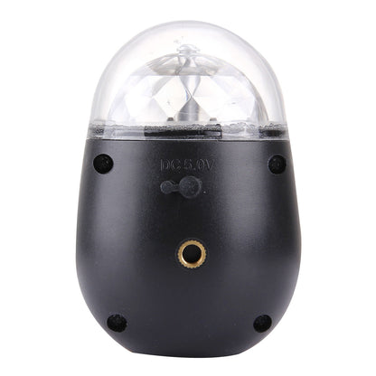 ELECTROPRIME 3W Mini 3ATM  water resistant  Rotating Magic Ball LED Stage Light, with Bicycle Mount
