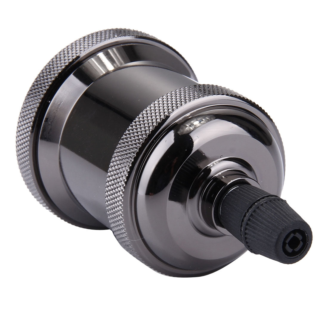 ELECTROPRIME E27 Retro Vintage Screw Bulb Base Lamp Bulb Holder, Not Included Light Bulb, AC 85-265V(Black)