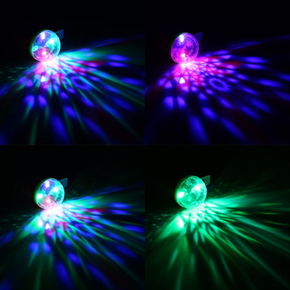 ELECTROPRIME 4W RGB Sound Control Mini Magic Ball LED Stage Lamp