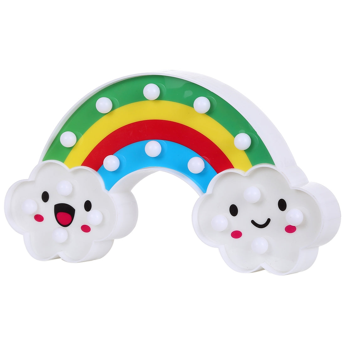ELECTROPRIME Creative Rainbow Shape Warm White LED Decoration Light, 2 x AA Batteries Powered Party Festival Table Wedding Lamp Night Light