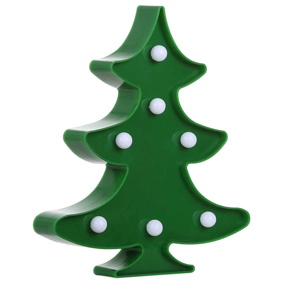 ELECTROPRIME Creative Christmas Tree Shape Warm White LED Decoration Light, 2 x AA Batteries Powered Party Festival Table Wedding Lamp Night Light(Green)