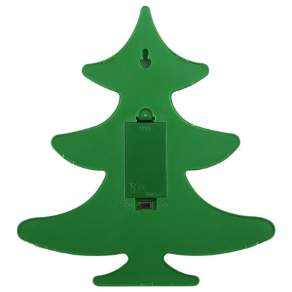 ELECTROPRIME Creative Christmas Tree Shape Warm White LED Decoration Light, 2 x AA Batteries Powered Party Festival Table Wedding Lamp Night Light(Green)