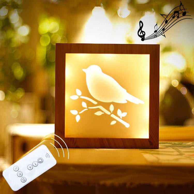 ELECTROPRIME Dimming Warm White Light Photo Frame LED Decoration Light, Remote Control Creative Night Light Lamp Novelty Gift