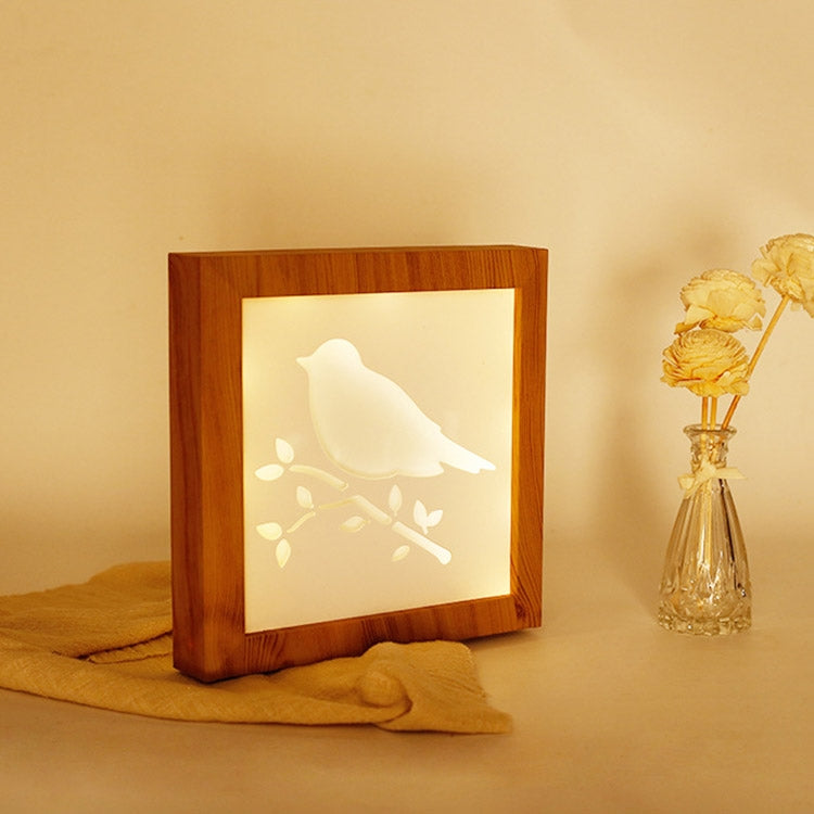 ELECTROPRIME Dimming Warm White Light Photo Frame LED Decoration Light, Remote Control Creative Night Light Lamp Novelty Gift