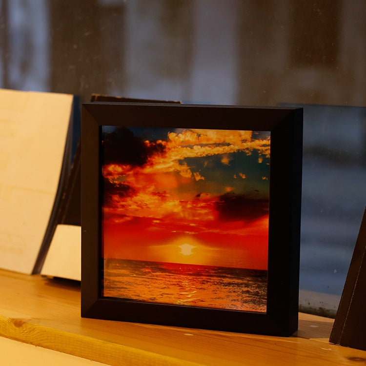 ELECTROPRIME Dimming Warm White Light Photo Frame LED Decoration Light, Remote Control Creative Night Light Lamp Novelty Gift
