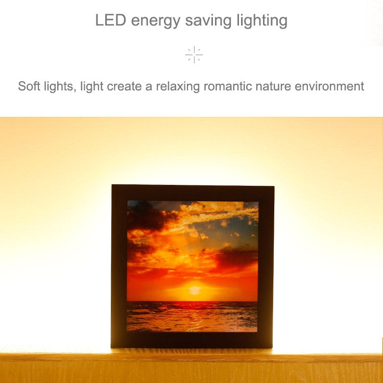 ELECTROPRIME Dimming Warm White Light Photo Frame LED Decoration Light, Remote Control Creative Night Light Lamp Novelty Gift