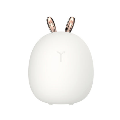 ELECTROPRIME 3life-317 Cute Rabbit LED Pat Light, 3-speed Brightness Adjustment Decorative Night Light for Bedroom, Study Room, Living Room