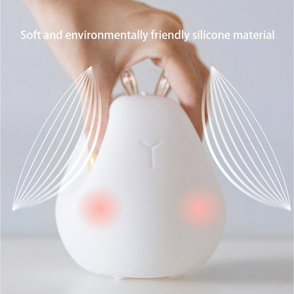 ELECTROPRIME 3life-317 Cute Rabbit LED Pat Light, 3-speed Brightness Adjustment Decorative Night Light for Bedroom, Study Room, Living Room