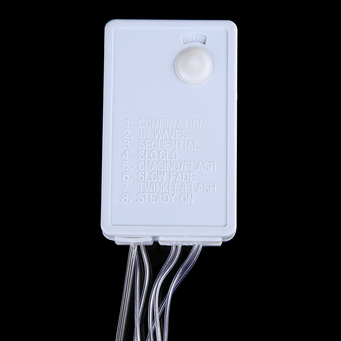 ELECTROPRIME 3m(Length) x 3m(Height) White Light LED Decoration Light, 300 LEDs Curtain String Light with End Joint & Multi-function Controller & Memory Waterproof, US Plug, AC 110V
