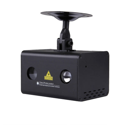 ELECTROPRIME 15W Colorful Water Wave LED Laser Light , Fantastic and Romantic Star Light Lamp Family Decoration Light KTV Disco Pub Party Atmosphere Light with Holder & Sound Activated & Automatic Play & Manual Remote Control Function