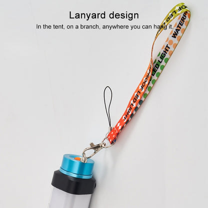 ELECTROPRIME D25 5W IP68 Waterproof Rechargeable Camping Emergency Light with Hand Strap