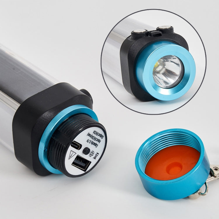 ELECTROPRIME D25 5W IP68 Waterproof Rechargeable Camping Emergency Light with Hand Strap