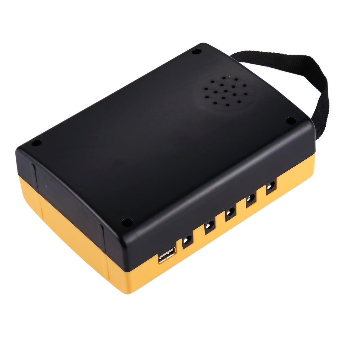 ELECTROPRIME Rechargeable LED Solar Energy Kit, Multi-function Portable with Bulbs, Support TF Card, AC 220V, US/EU Plug