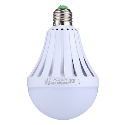 ELECTROPRIME E27 12W SMD 5730 LED Bulbs, 24 LEDs 1080 LM 6000-6500K LED Intelligent Emergency Ball Steep Lights, AC 85-265V