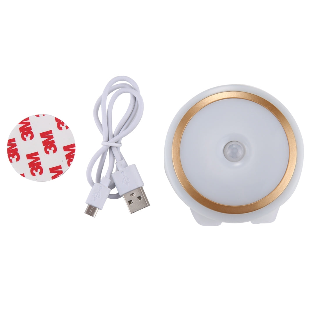 ELECTROPRIME CL018Human Body Induction LED Night Light, USB Charging Bedroom Bedside Lights, Induction distance: 3m