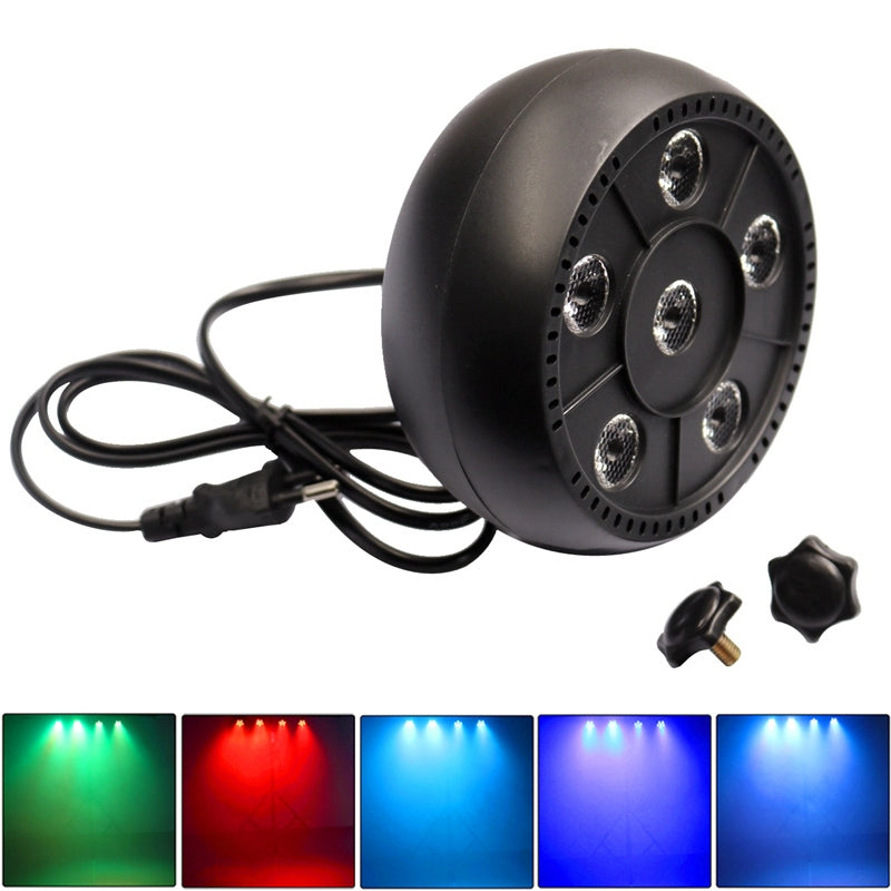 ELECTROPRIME 3 in 1 6 LEDs Voice Control + Self-propelled + RGB Mini LED PAR Light, AC 100-240V