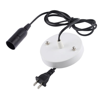 ELECTROPRIME E14 Wire Cap Lamp Holder Chandelier Power Socket with Base & 1.5m Extension Cable, US Plug