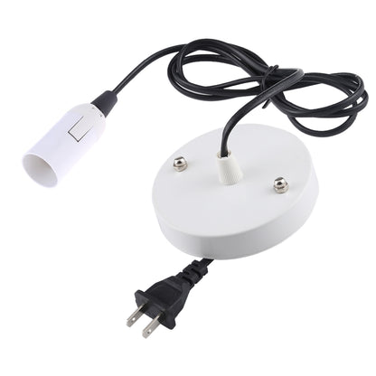 ELECTROPRIME E14 Wire Cap Lamp Holder Chandelier Power Socket with Base & 1.5m Extension Cable, US Plug