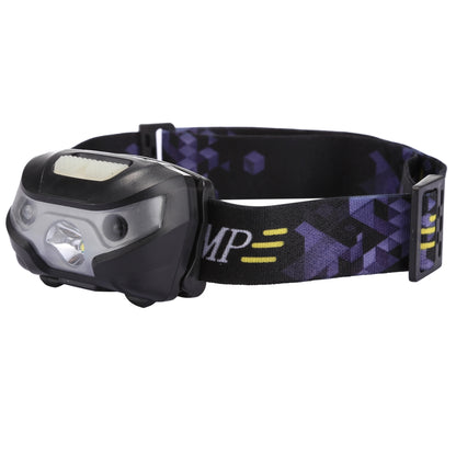 ELECTROPRIME 5W 4-Modes Waterproof White Light LED Head Lamp , 140LM Outdoor Mini USB Charging Body Motion Sensor with USB Cable for Running / Fishing
