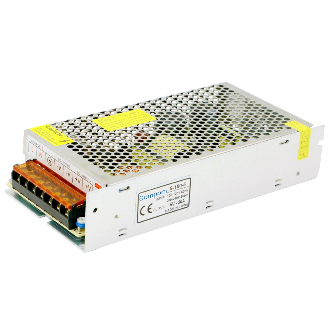 ELECTROPRIME SOMPOM S-150-5 150W 5V 30A Switching Driver LED Light Strip Display Screen Lighting Monitor Power Supply