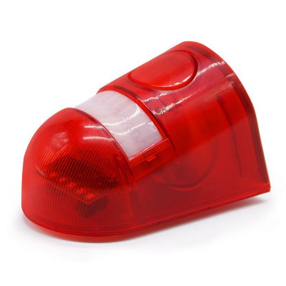 ELECTROPRIME Solar Powered Sound-light Alarm Warning Light IP65 Waterproof 110 dB Burglar Alarm