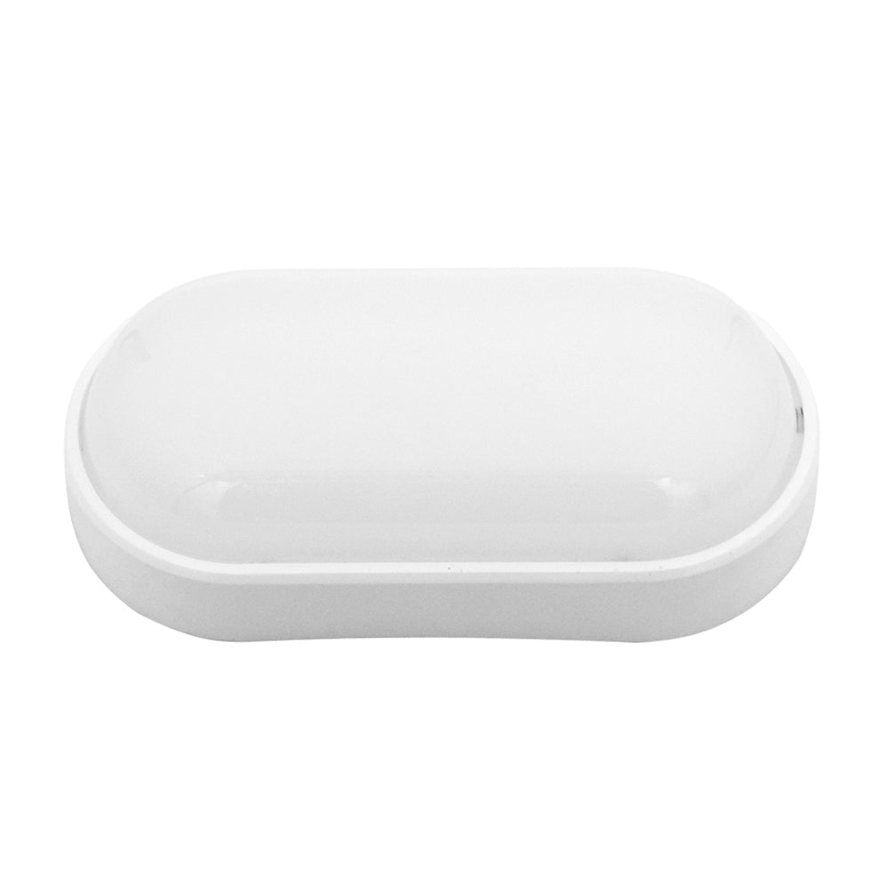 ELECTROPRIME Oval 20W 85-265V 2400LM LED Moisture-proof Lamp LED Wall Light (White)