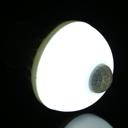 ELECTROPRIME E27 7W 16 LEDs SMD 5730 450LM Infrared Motion Sensor LED Light Bulb, Sensor Distance: 4-6m, AC 220V(White Light)