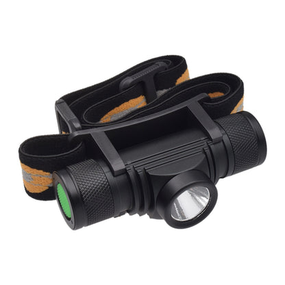 ELECTROPRIME D10 5W XML-2 IPX6 Waterproof Headband Light, 1200 LM USB Charging Adjustable Outdoor LED Headlight