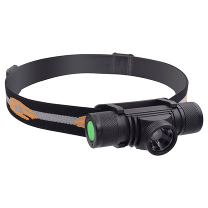 ELECTROPRIME D20 5W XML-2 IPX6 Waterproof Headband Light, 1200 LM USB Charging Rotate Focus Outdoor LED Headlight