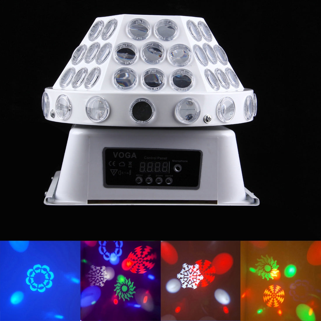 ELECTROPRIME 30W Mushroom Magic Ball LED Crystal Light, Master / Slave / DMX512 / Auto Run / Sound Control Modes, AC 220V(Colorful Light)