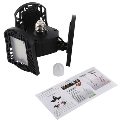 ELECTROPRIME 60W E27 LED Lamp 110V 220V LED Bulb Deformable High Power Light For Warehouse Factory Garage Basement Gym