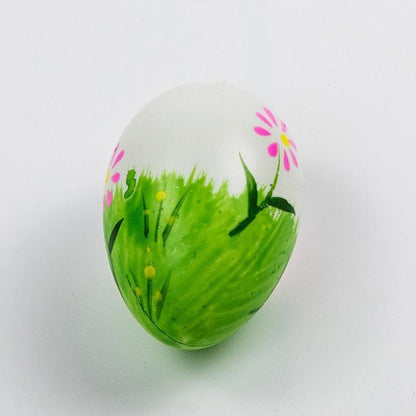 ELECTROPRIME 10 Bulbs LED Cute Easter Eggs Decorative Lamp Holiday Decorative Light Bulbs (Cool White)