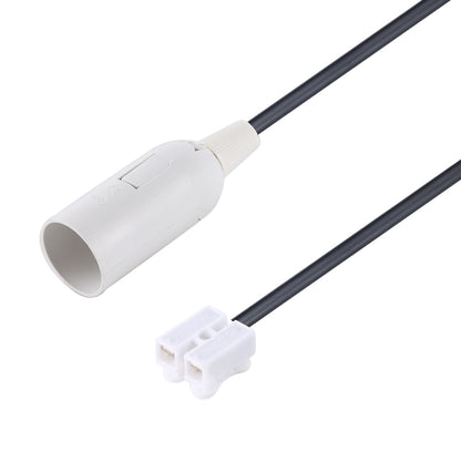 ELECTROPRIME E14 Lamp Socket Base Holder with Electrical Wire Cable, Cable Length: 28cm(White)