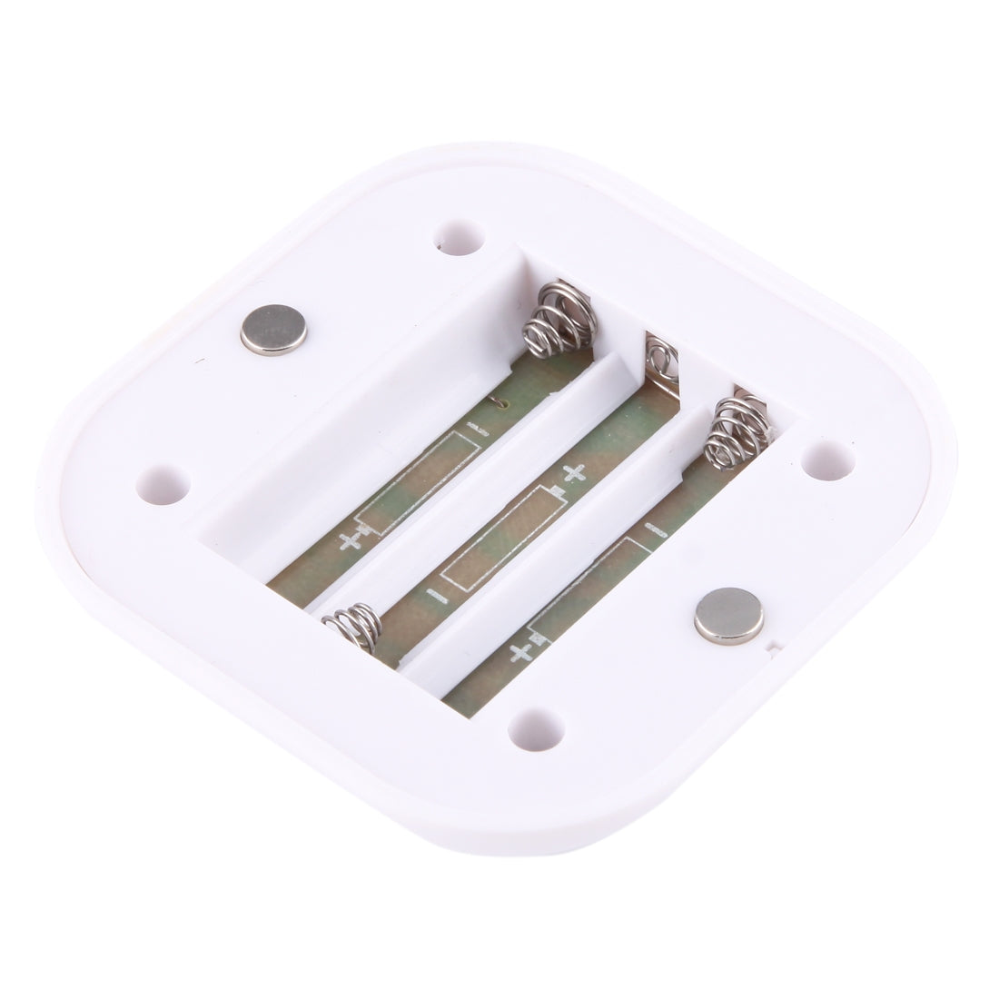 ELECTROPRIME White Light Mini Human Body Motion Induction Ceiling Night Light , Porch Wall Lamps for Cabinets / Bedroom / Bathroom / Living Room, Sensor Distance: 2-3m(White)
